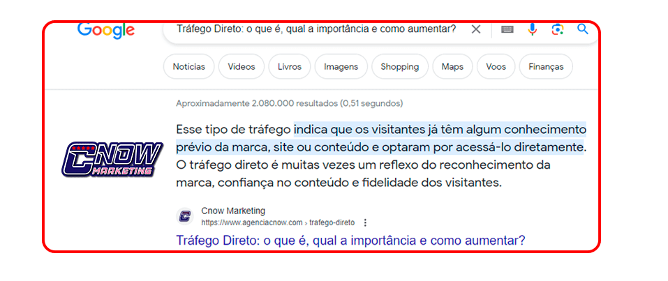 O que são featured snippets?