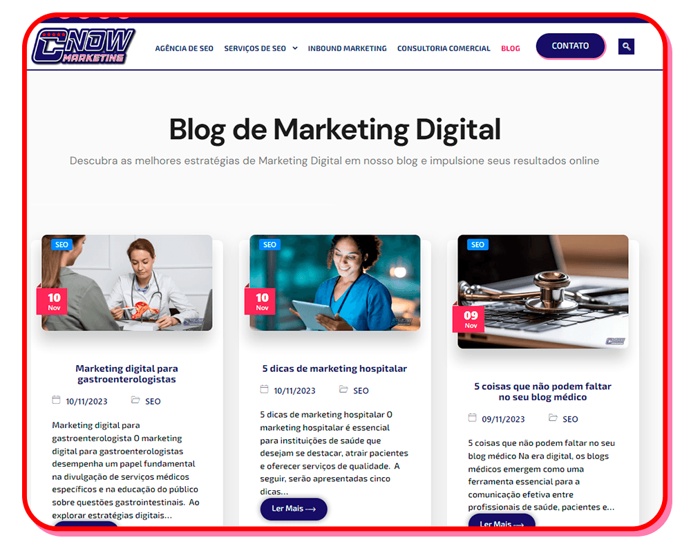 Marketing digital para oftalmologistas
