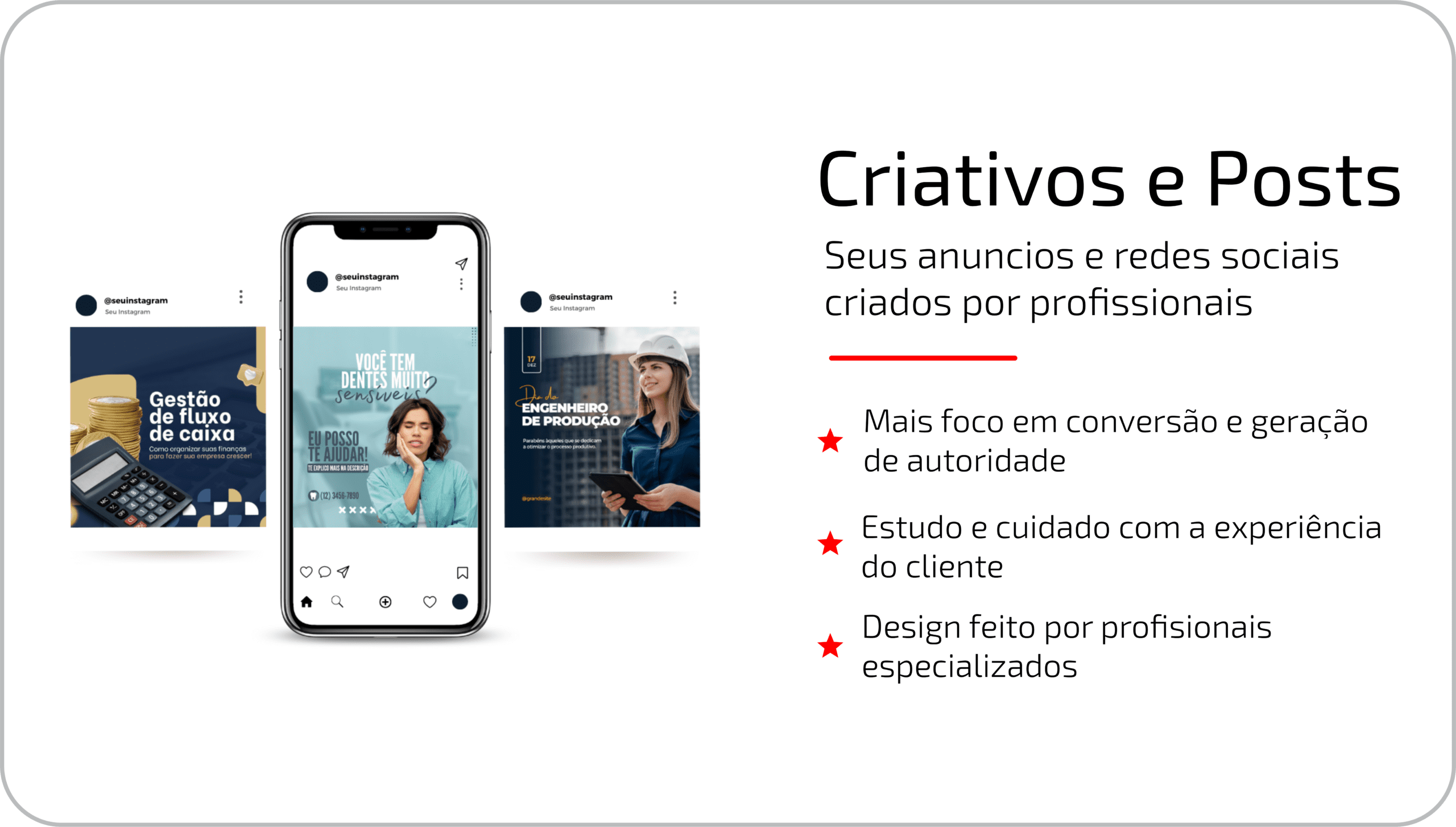 Criativos de Post