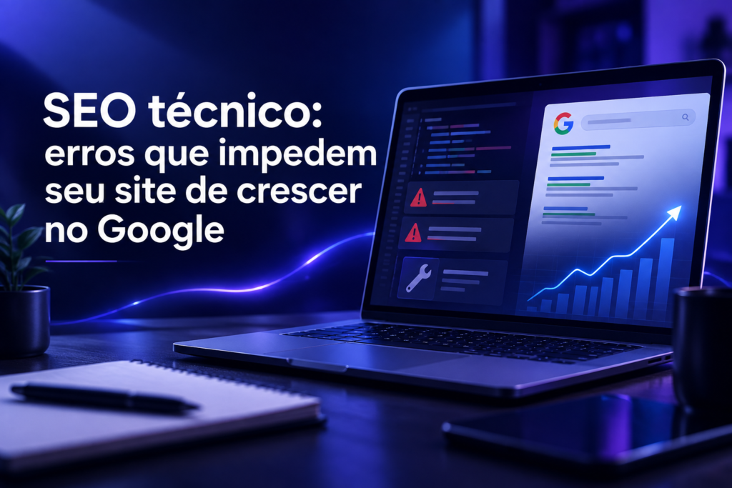 SEO técnico erros que impedem seu site de crescer no Google