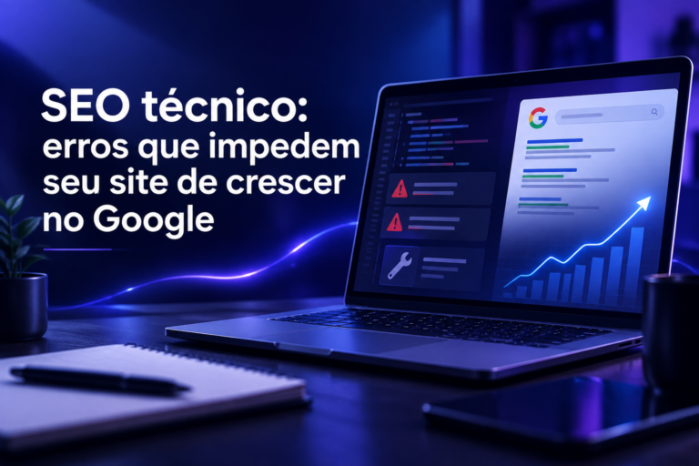 SEO técnico: erros que impedem seu site de crescer no Google