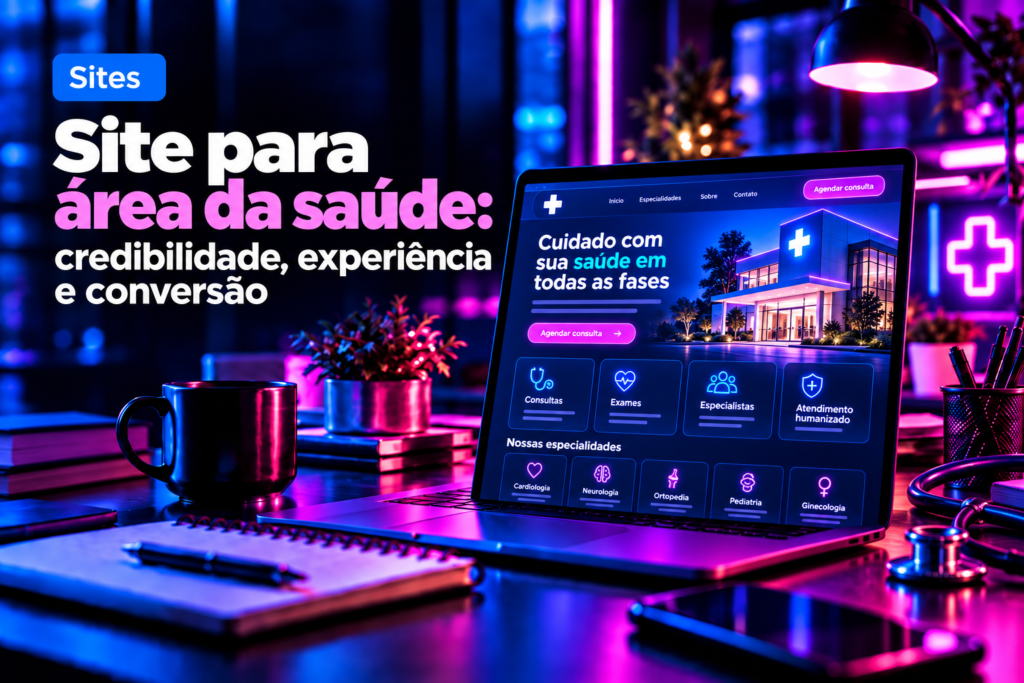 Site para área da saúde credibilidade, experiência e conversão
